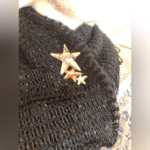 Vintage Mixed Metals Shooting Stars Brooch/Pendant - Picture 6 of 10